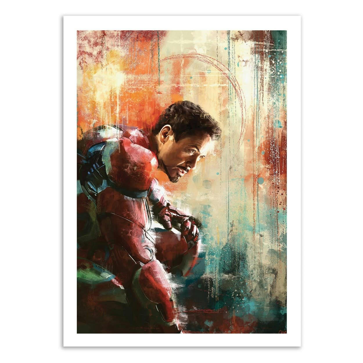 WISESNAIL - IRON MAN - Affiche d'art 30 x 40 cm