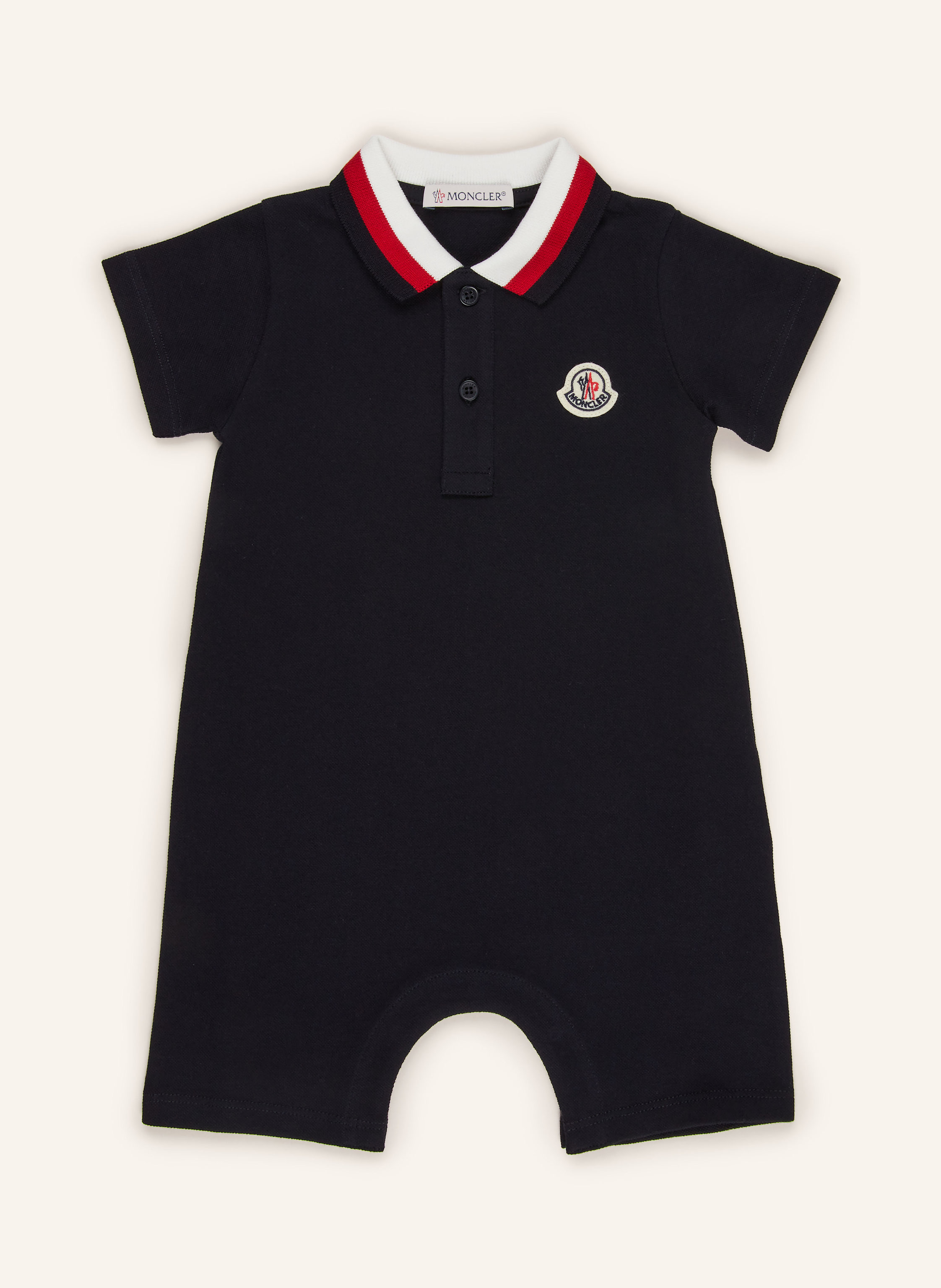 MONCLER enfant Piqué-Strampler