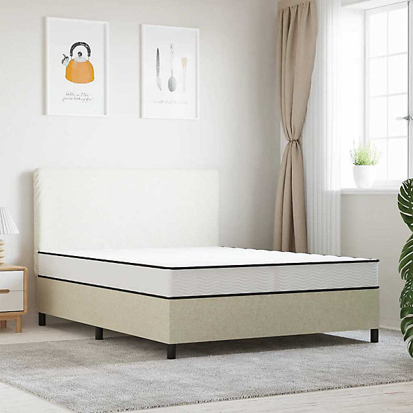 Matelas à ressorts bonnell moyen 140x190 cm vidaXL