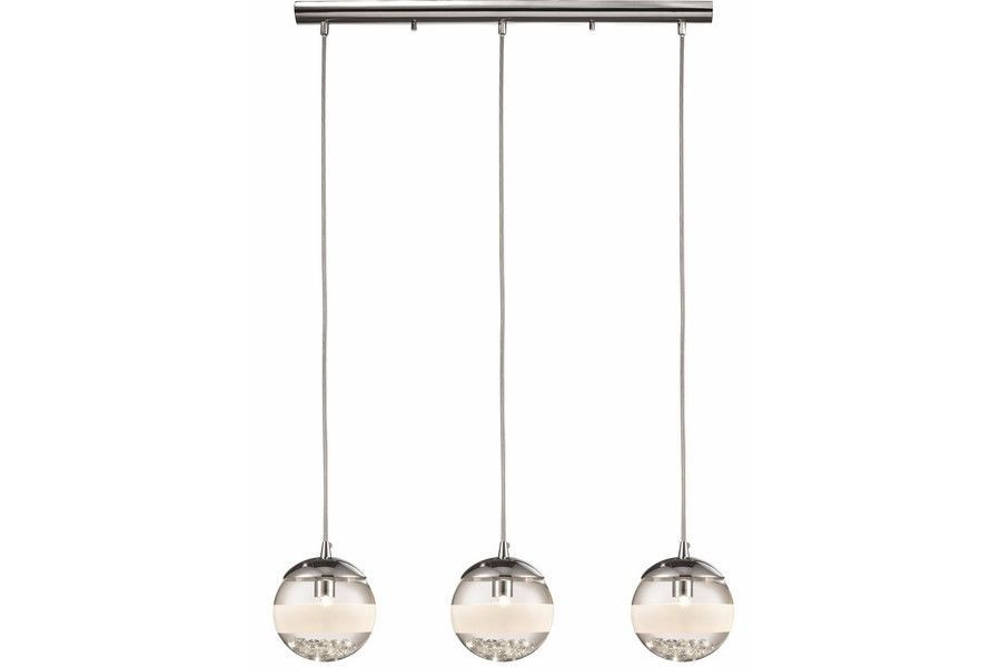 Lampa wisząca chromowana Dream 3xG9x33W wym: 70x60x11 cm Reality