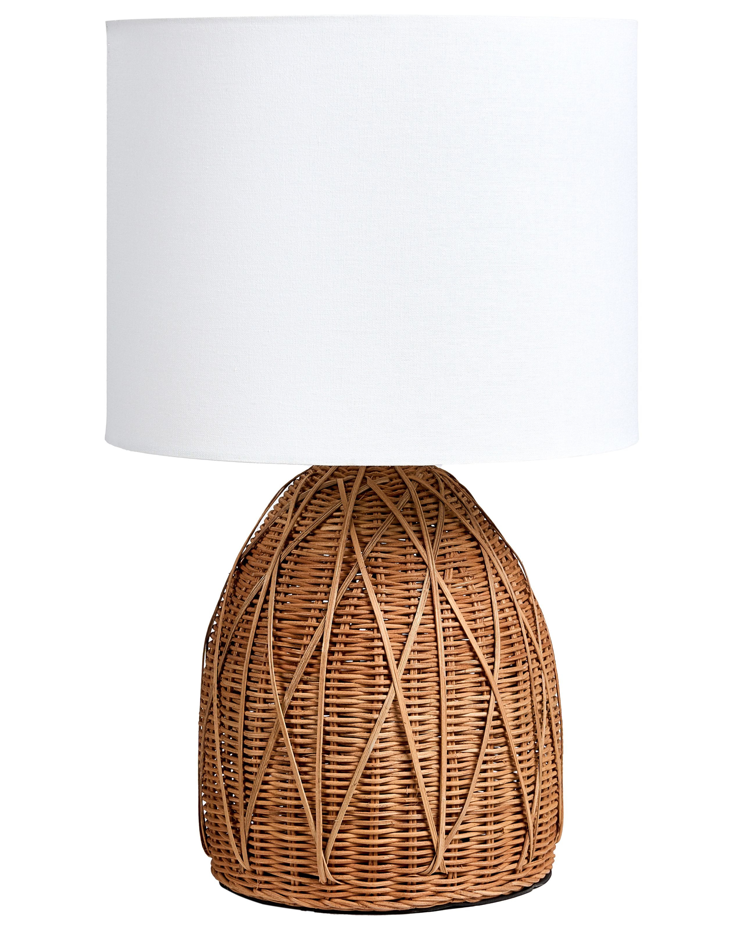 Lampa stołowa NILWALA Rattan Naturalny