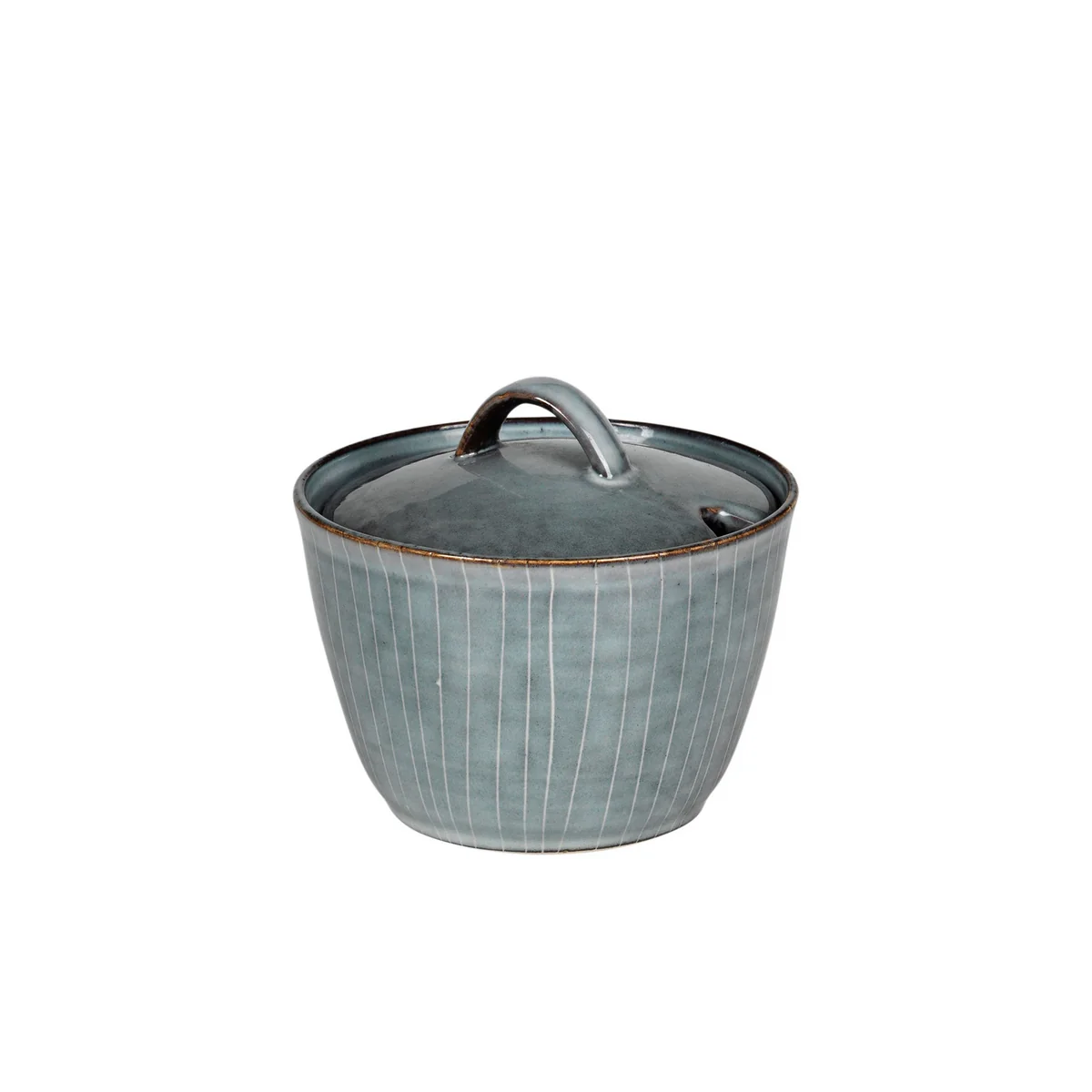 Broste Copenhagen - Nordic Sea Zuckerdose, soft blue