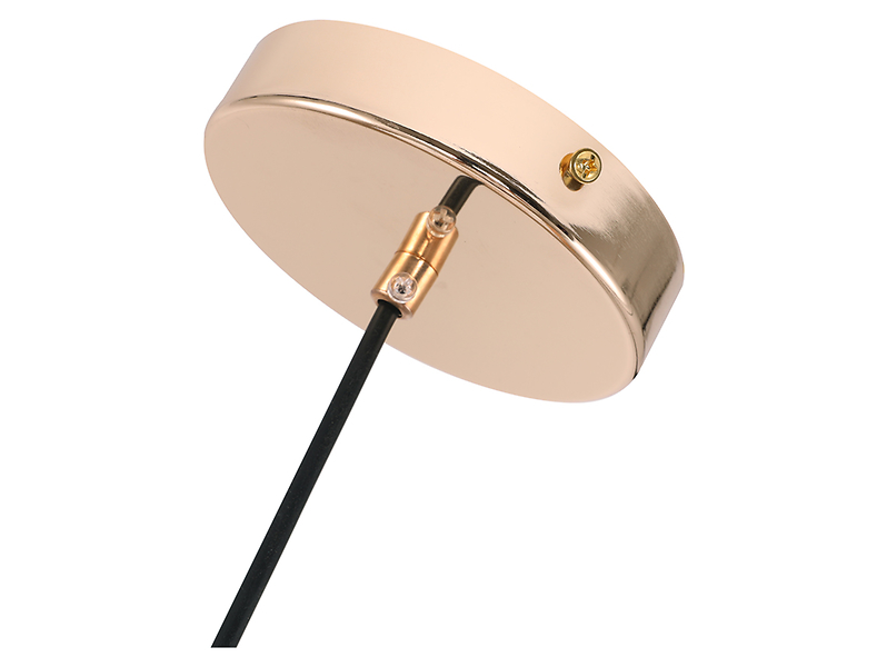 Lampa wisząca Florence stalowa 30 cm złota