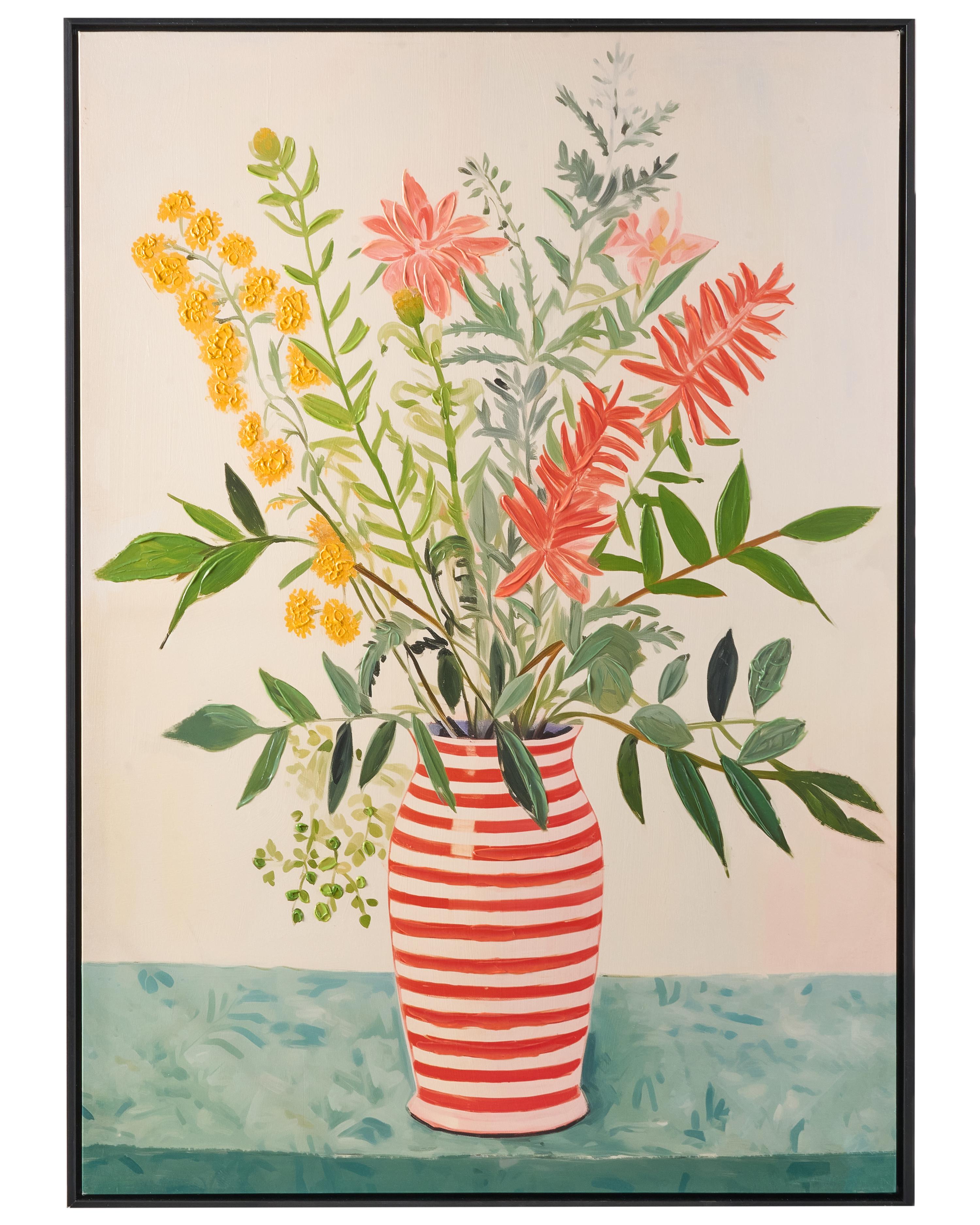Canvas WEXFORD Floral Motif Multicolour