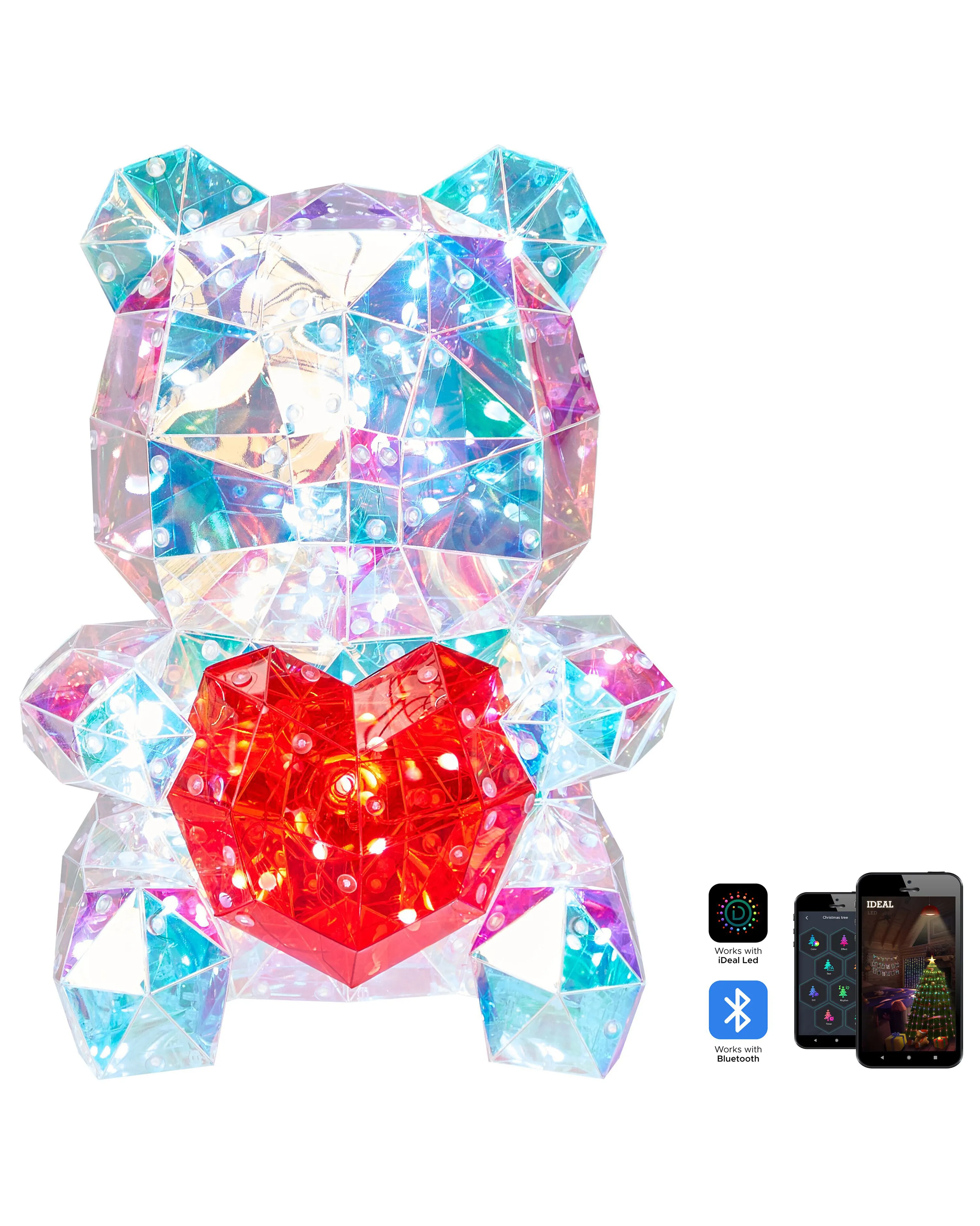 LED Decoration Teddy Bear RIGEL with App Multicolour