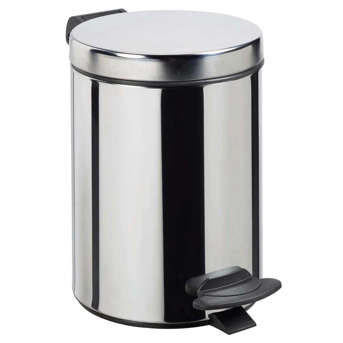 CYJEU - Poubelle 3L en Métal Gris perle