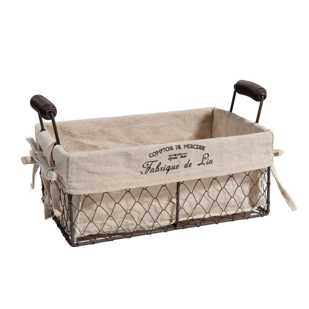 Comptoir Du Lin - Panier en métal COMPTOIR DU LIN