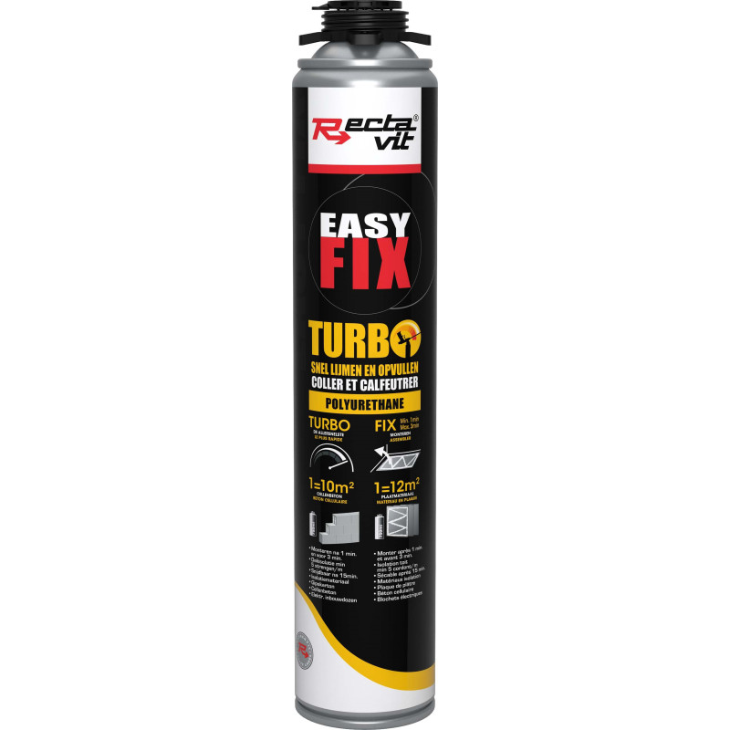 Colle polyuréthane Easy Fix Turbo 750 ml RECTAVIT