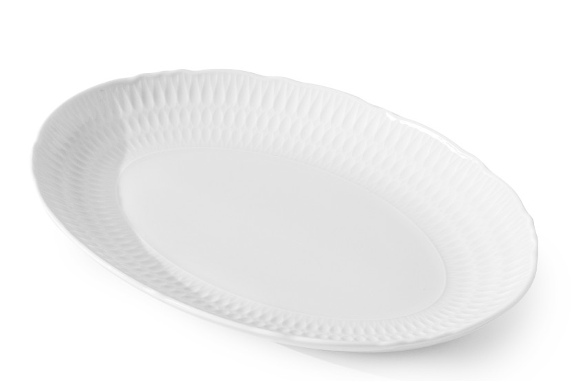 KONSIMO SOFIA BIAŁA Półmisek owalny z Polskiej Porcelany