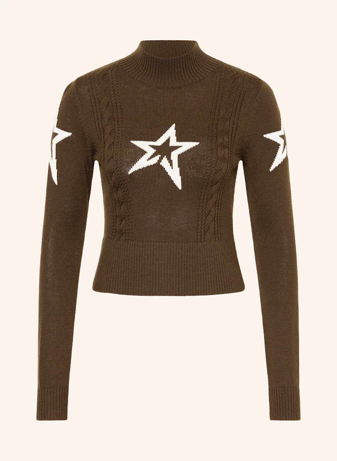 PERFECT MOMENT Pullover CABLE aus Merinowolle