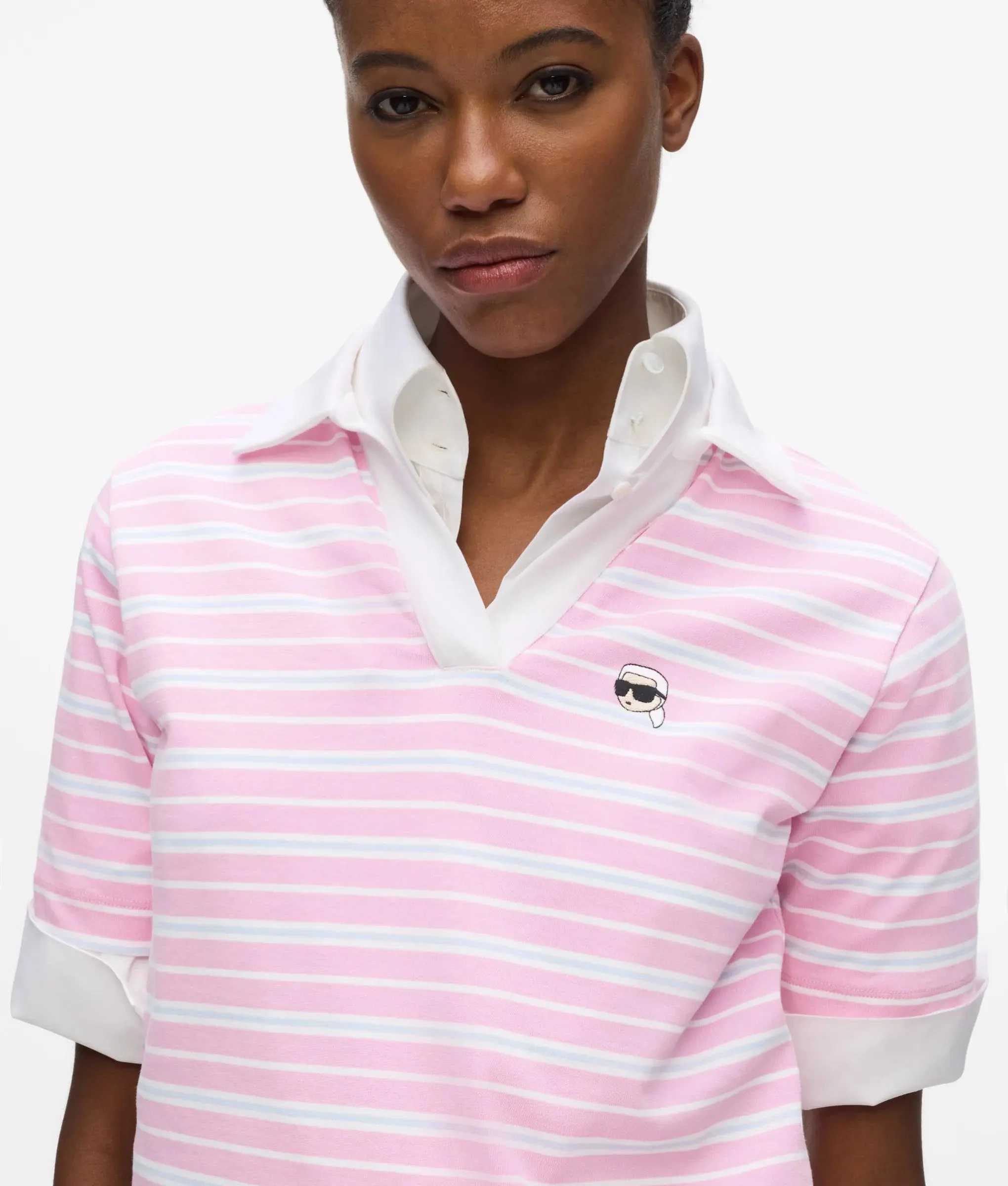 Polo à rayures Ikon
