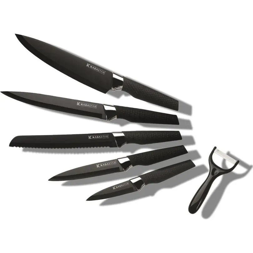 Besteckset 6-teilig Premium Black