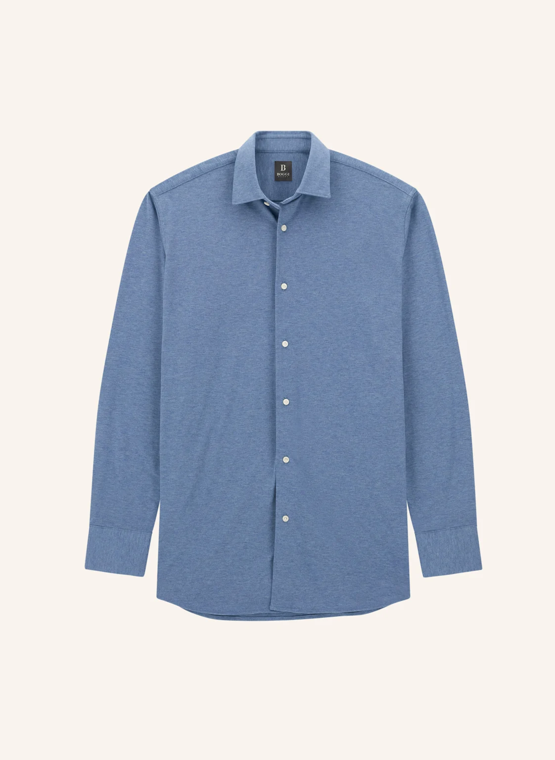 BOGGI MILANO Jerseyhemd Regular Fit
