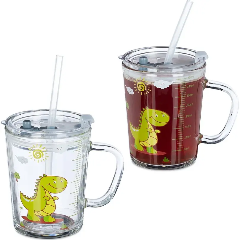 Becher 2er-Set Dino