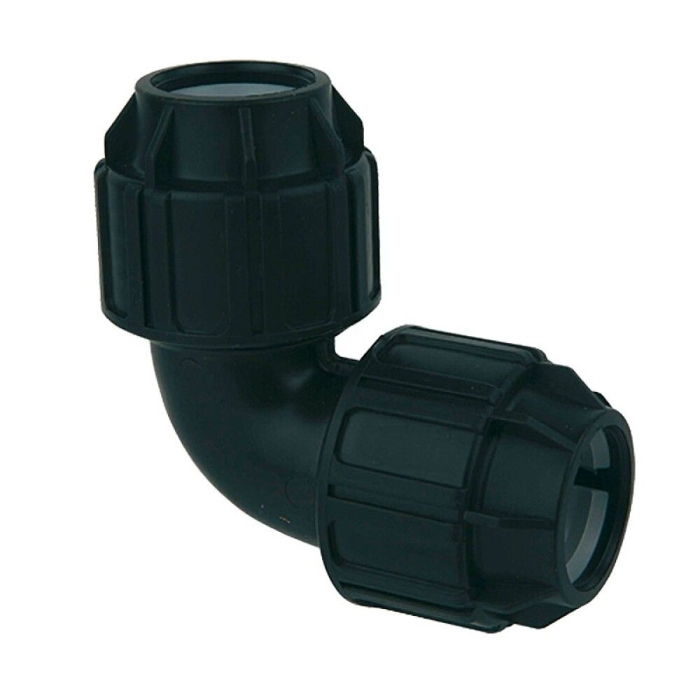 VINKELKOBLING TIL HDPE-RØR 20X20MM