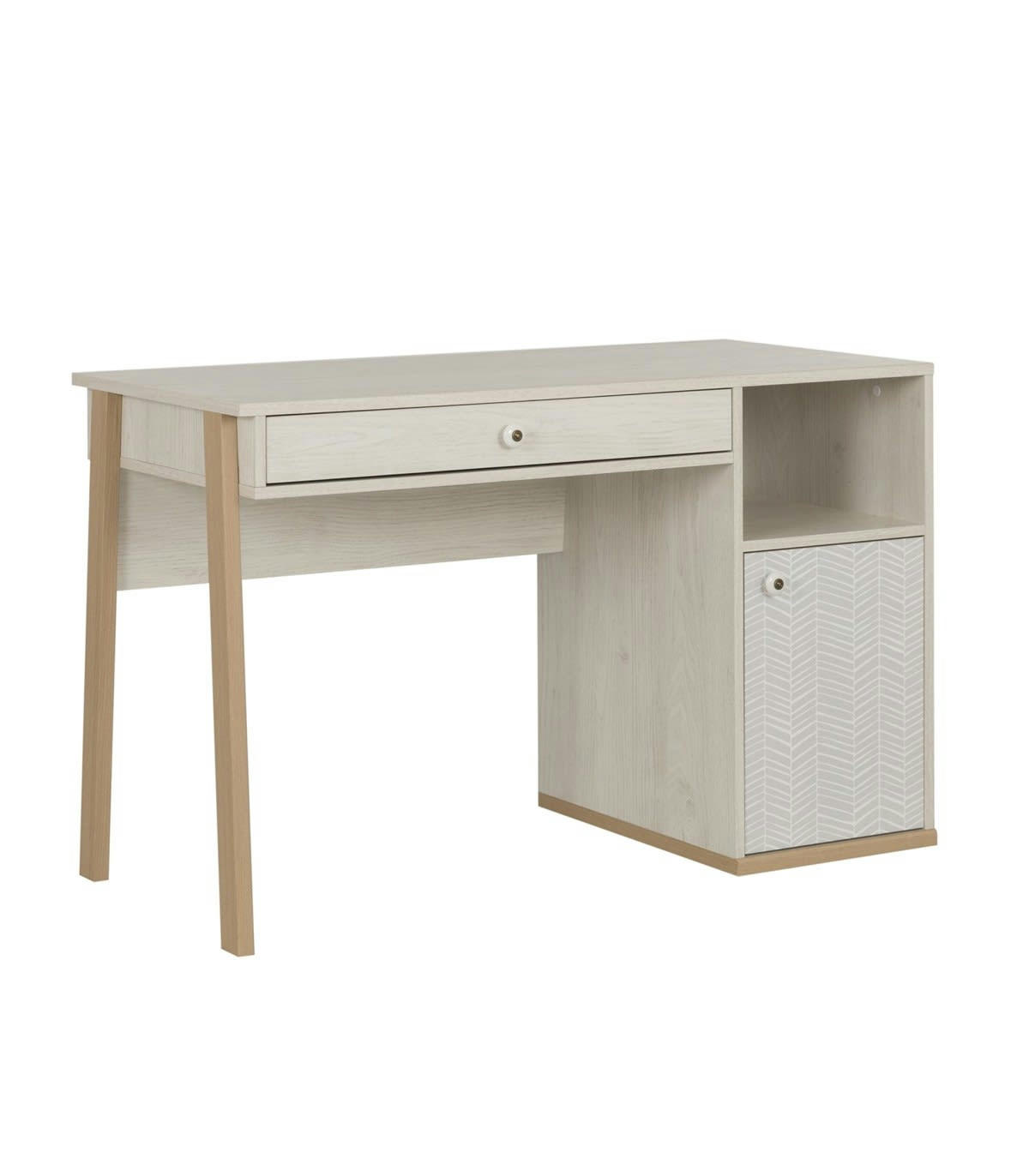 ALIKA - Bureau avec 1 niche, 1 porte et 1 tiroir