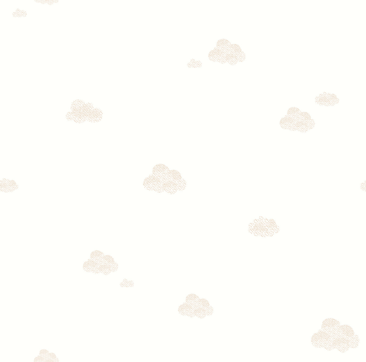 Sanders & Sanders behang wolkjes beige - 53 cm x 10 m - 640302