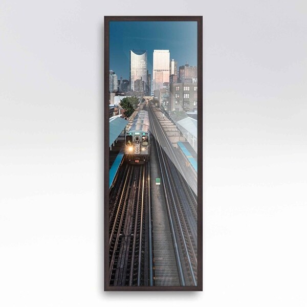 36x18 Brown Picture Frame - Wood Picture Frame Complete with UV