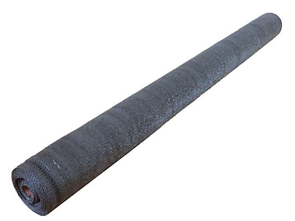 Brise-vue 100% - Gris anthracite - 270gr/m² - Boutonnières Gris foncé 1.5m x 10m