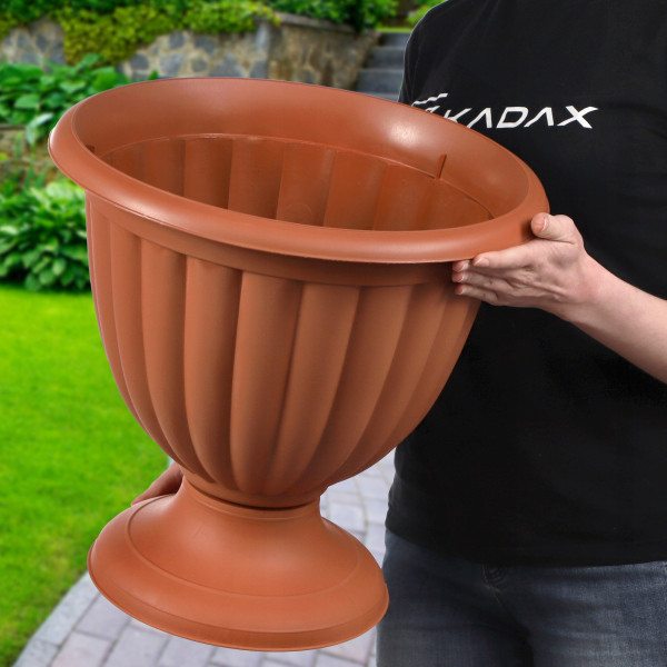Kadax Doniczka Donica Ogrodowa Gazon 34cm Terakota