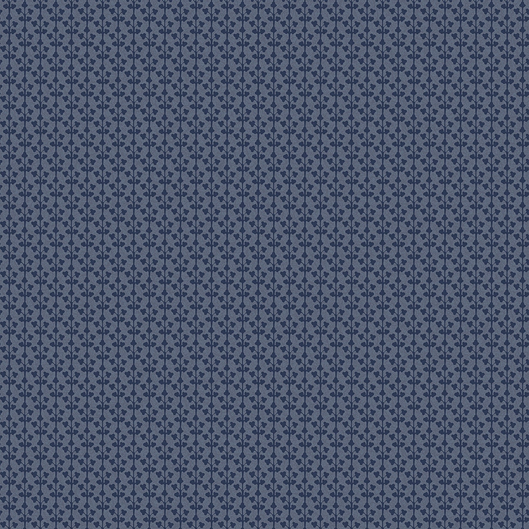 Laura Ashley Vliesbehang - Seaham Midnight Blue - Blauw 10mx52cm