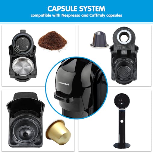 NNEDPE HomeMaid 3-in-1 CM511HM Coffee Multi Capsule Pod Machine