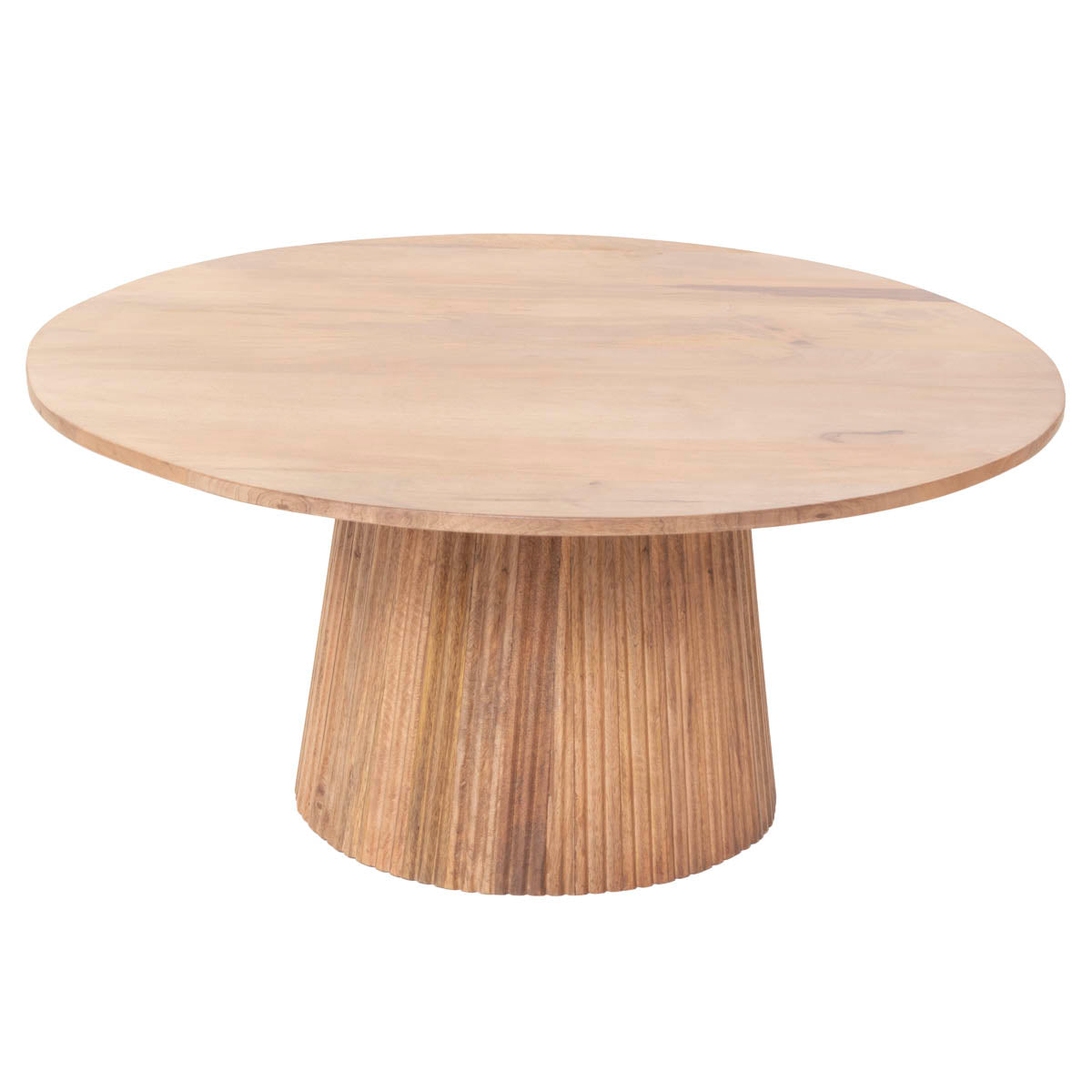 Giga Meubel Salontafel Salvador - Naturel Hout - 80x80x38cm