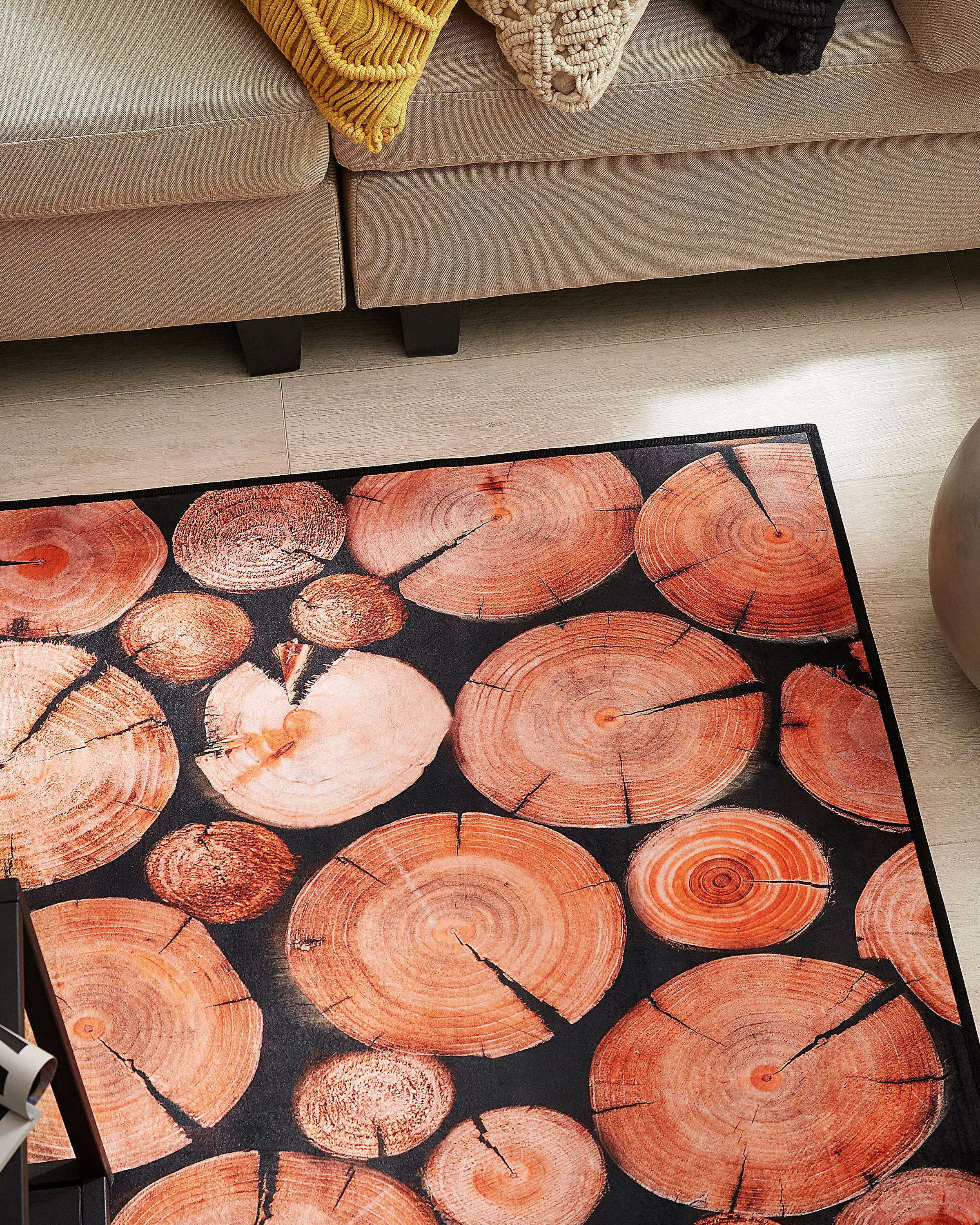 Rug KARDERE Brown 80 x 150 cm