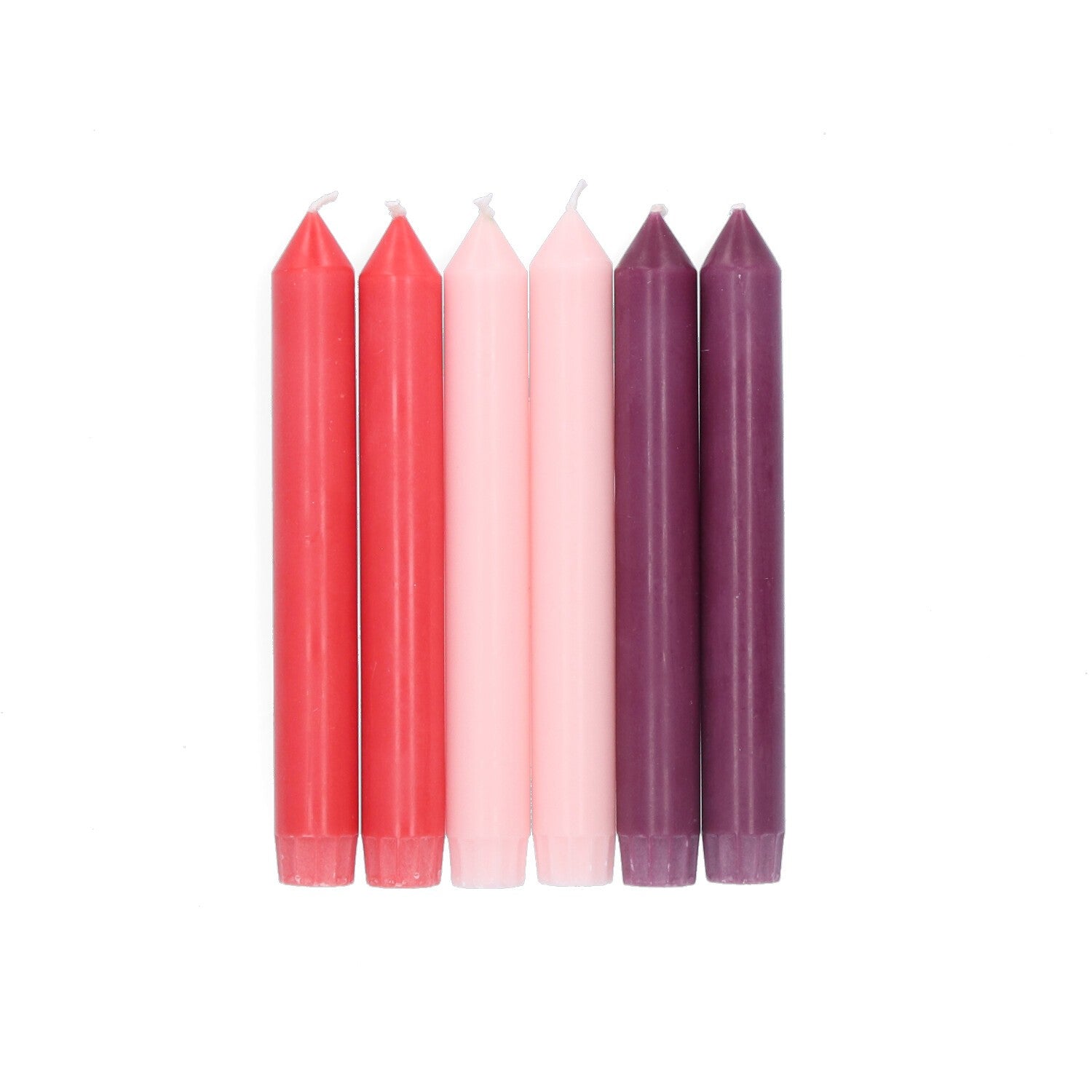 Return to Sender Dinerkaarsen 17 cm - Set met 3 kleuren - Roze