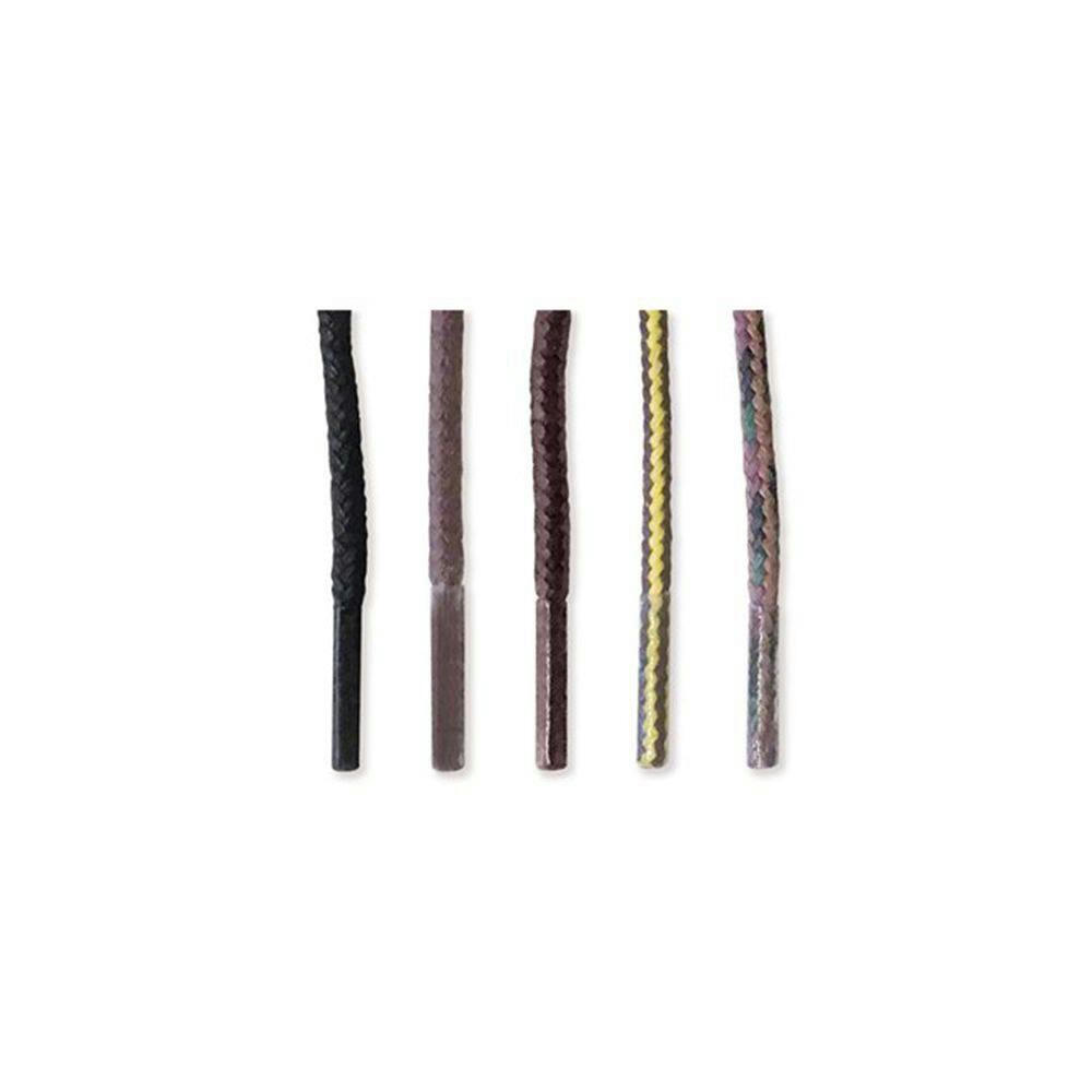 Moneysworth & Best Round Waterproof Waxed Shoe Laces for Casual Shoes, 72-in, Tan/Gold