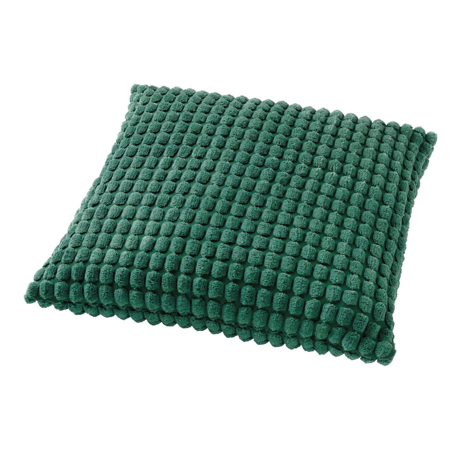 - Housse de coussin vert en velours-45x45 cm uni