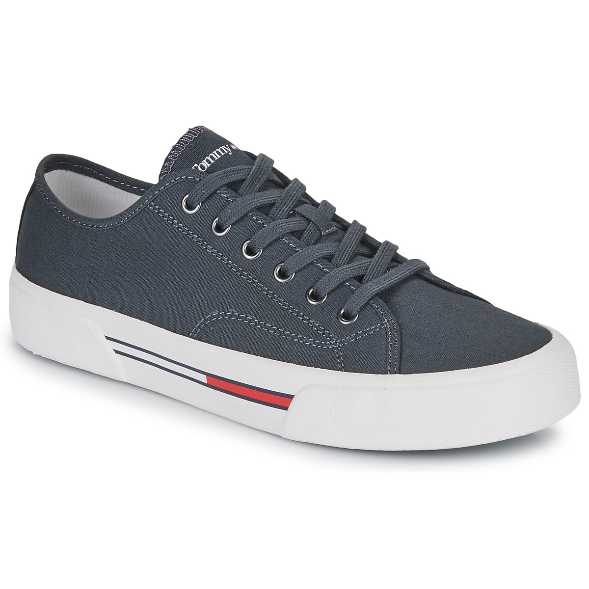 Tommy Jeans - TOMMY JEANS LACE UP CANVAS COLOR - Marine