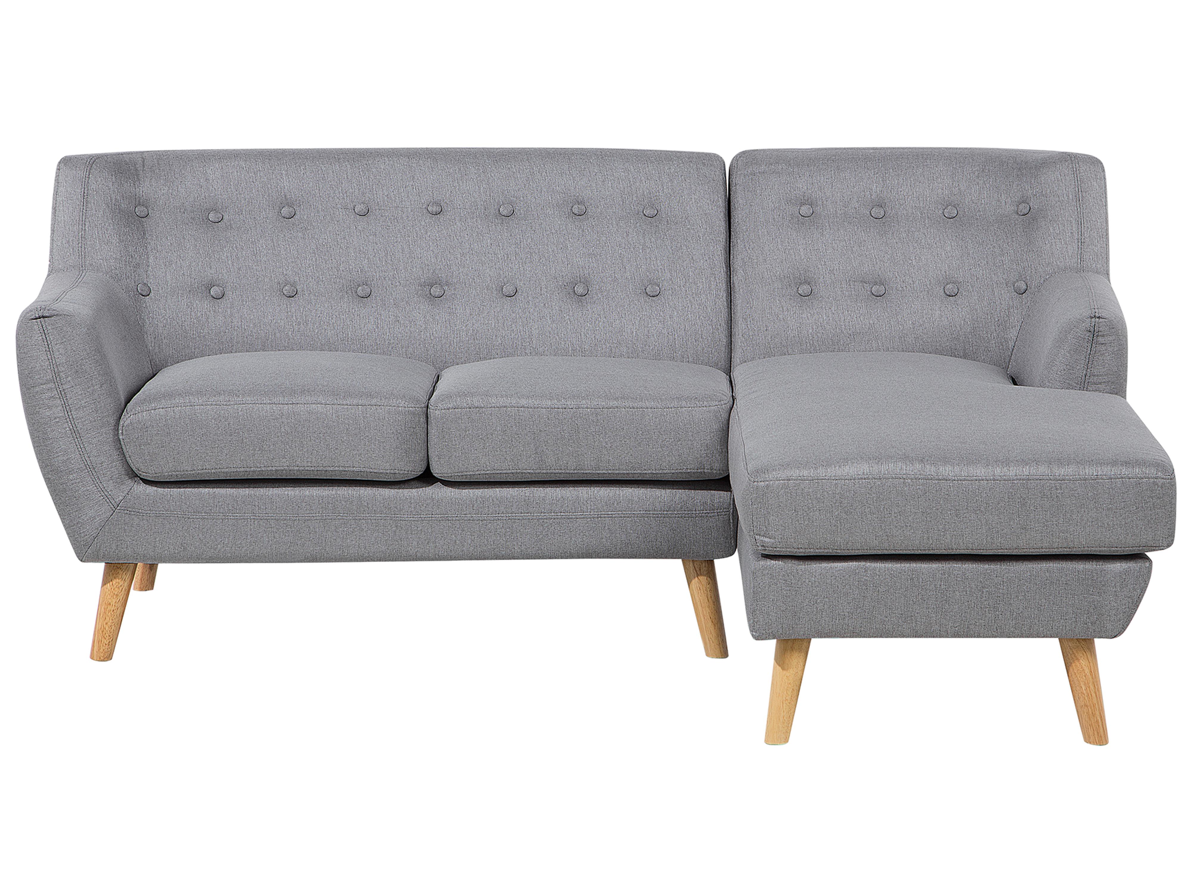 Sofa 3 Seater MOTALA Fabric Light Grey