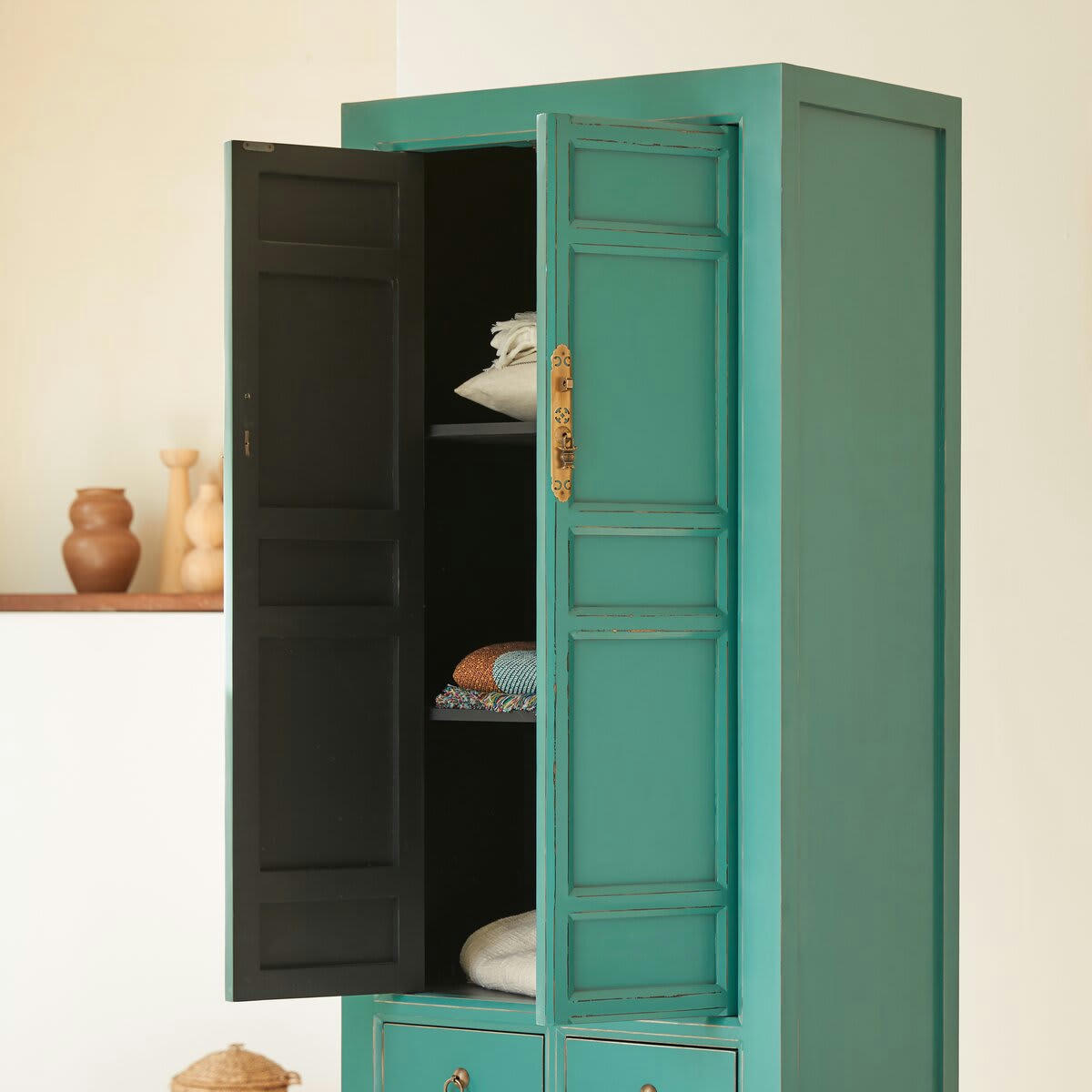 SUÏ - Armoire de rangement en pin