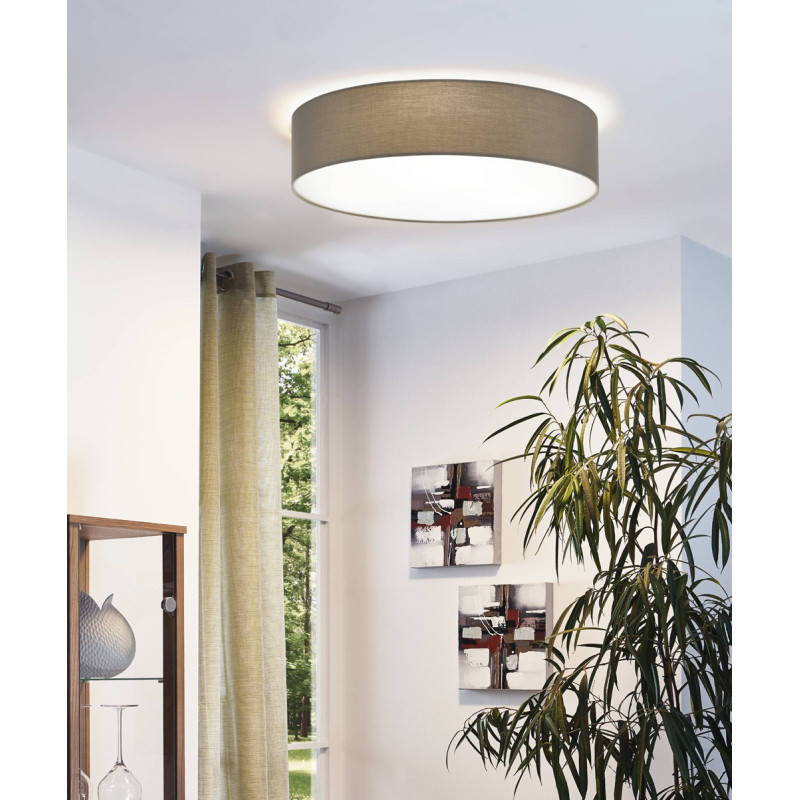 Plafonnier Pasteri taupe Ø 57 cm E27 3 x 25 W EGLO