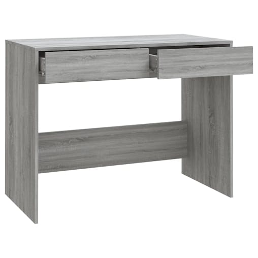 NNEVL Desk Grey Sonoma 101x50x76.5 cm Engineered Wood
