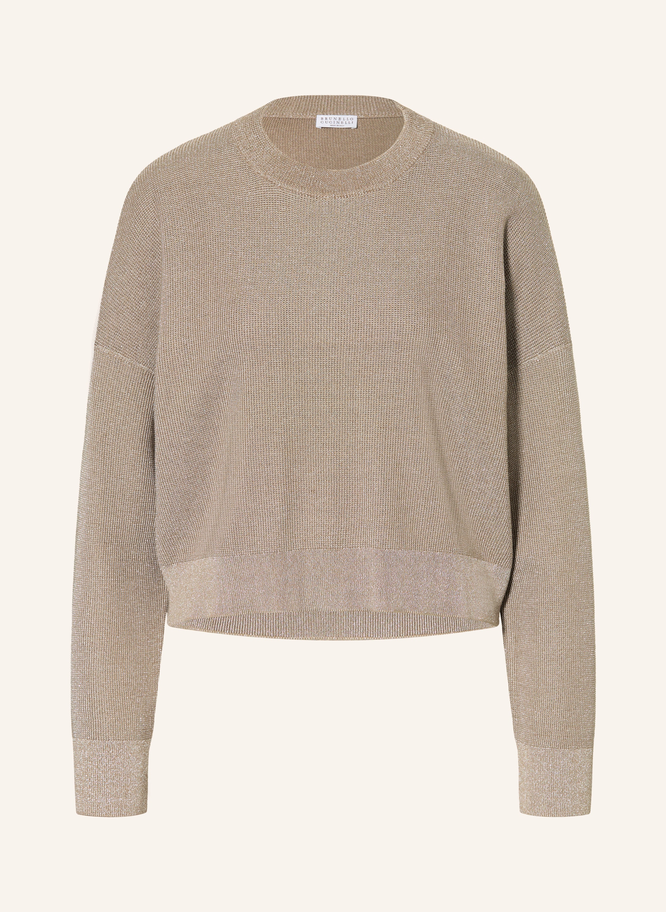 BRUNELLO CUCINELLI Pullover mit Glitzergarn