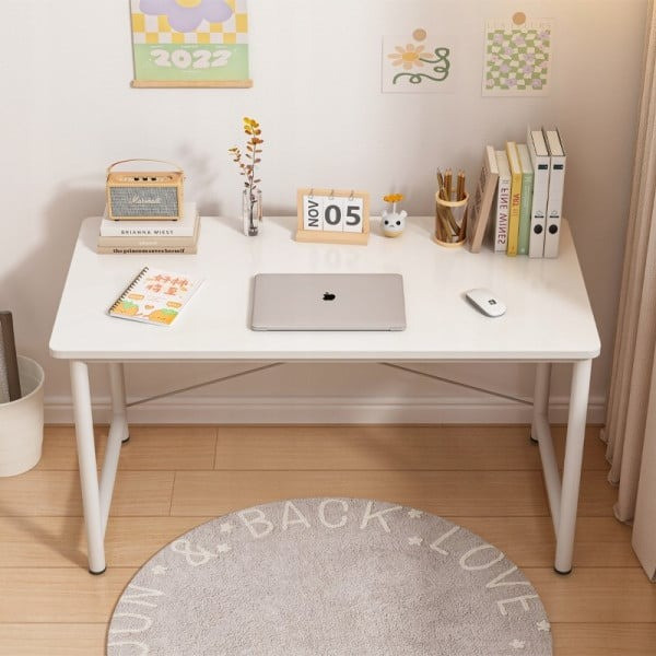 Biurko młodzieżowe białe nowoczesne loft duże 100 cm