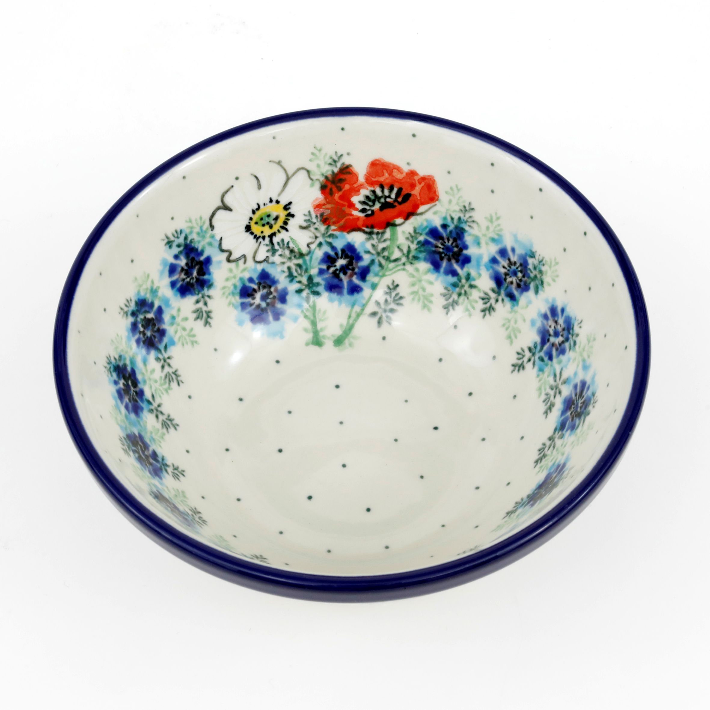 Miska ceramiczna 058 h-7,5cm  2511X Polskie kwiaty