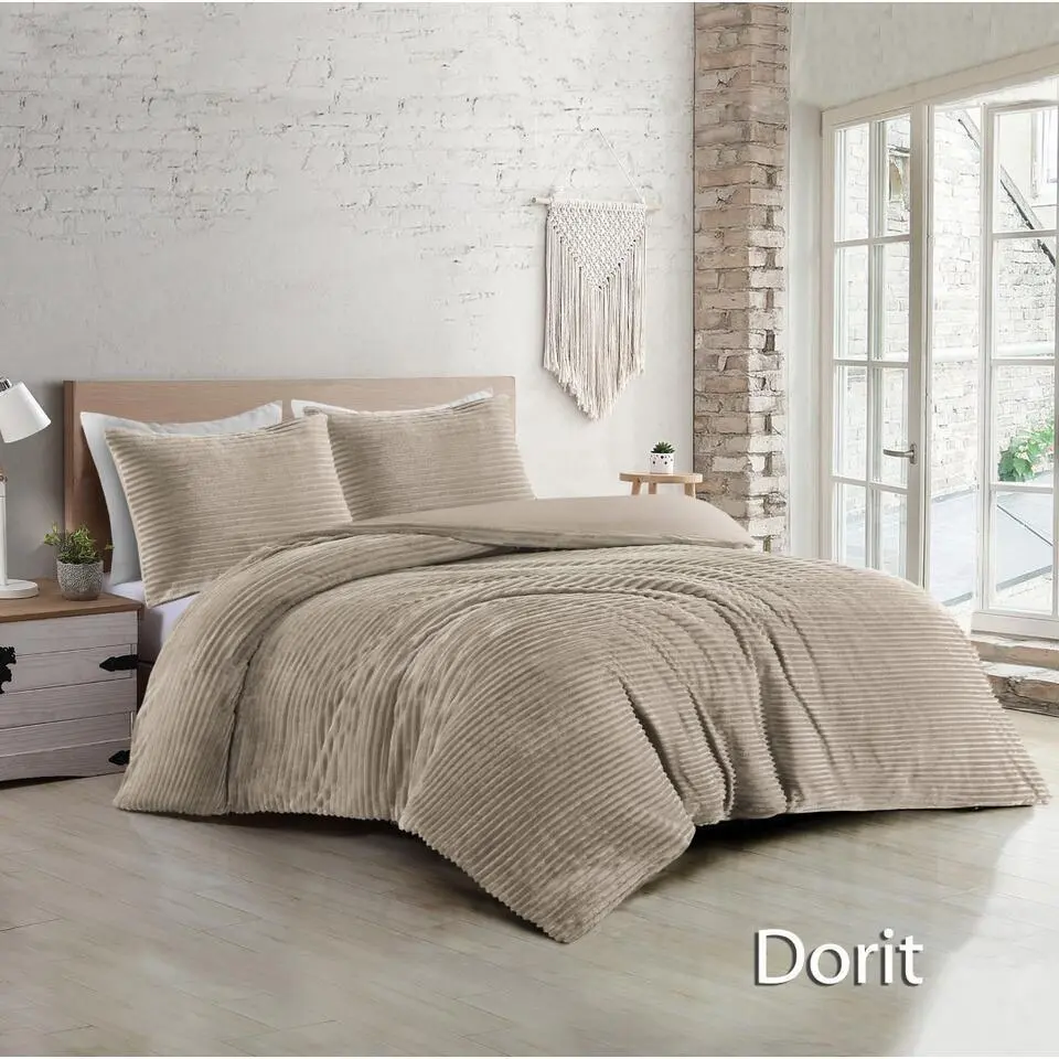 Papillon dekbedovertrek Dorit - 140x200/220 - Zand