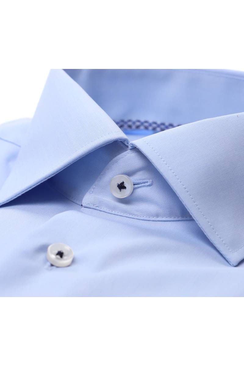 ETERNA Comfort Fit Hemd hellblau, Einfarbig (super langer Arm)