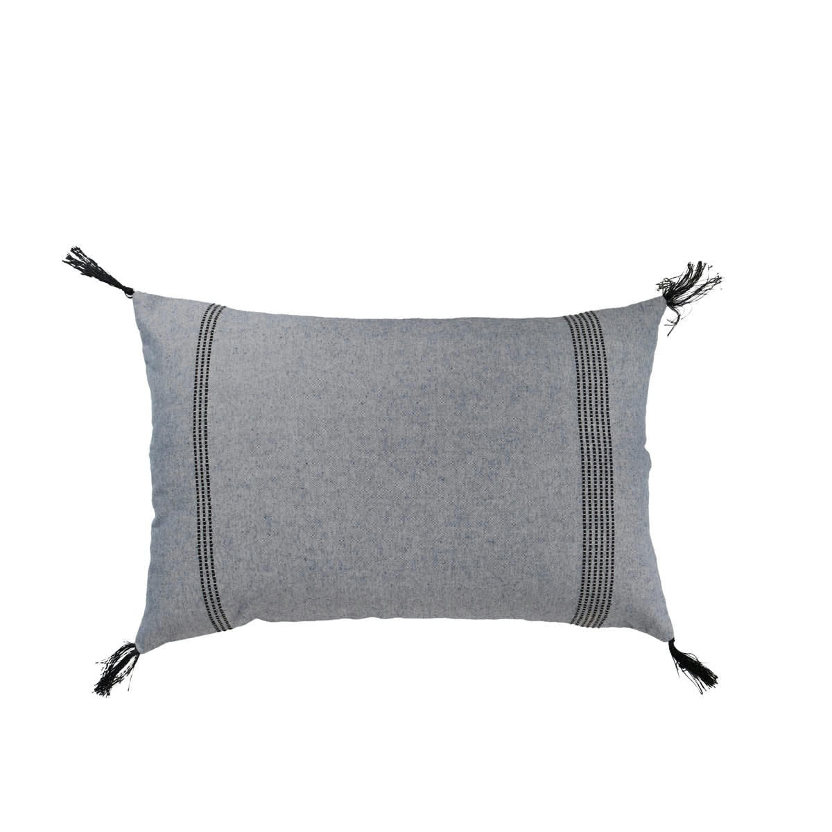 HANA - Housse de coussin coton  60x40 denim