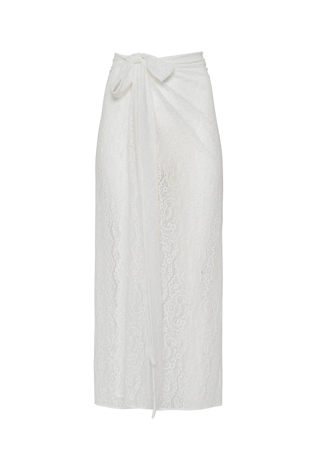 Palm Island Lace Skirt - Bridal White