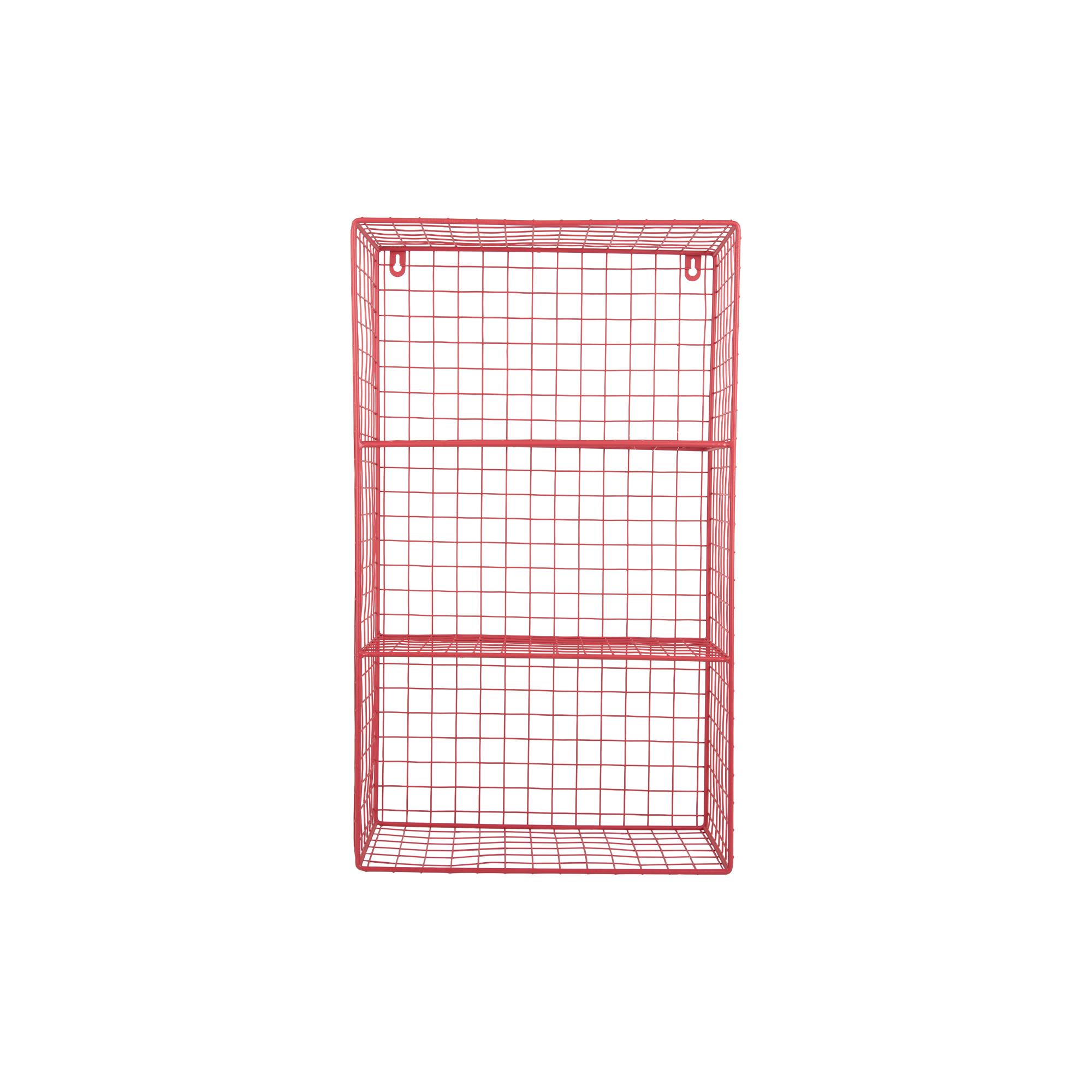 Present Time wanddecoratie Reja - rood - 18x60x35cm