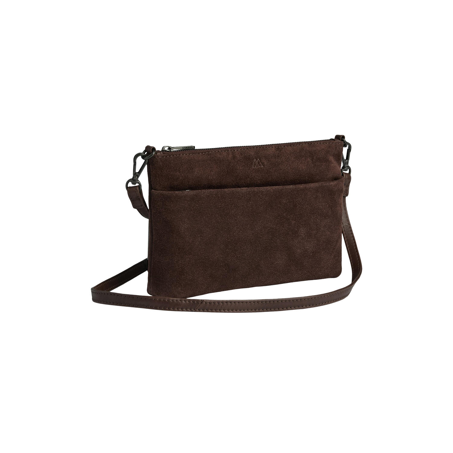KarimaMBG Crossbody Bag Suede, dark brown