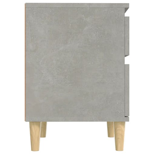 NNEVL Bedside Cabinet Concrete Grey 40x35x50 cm