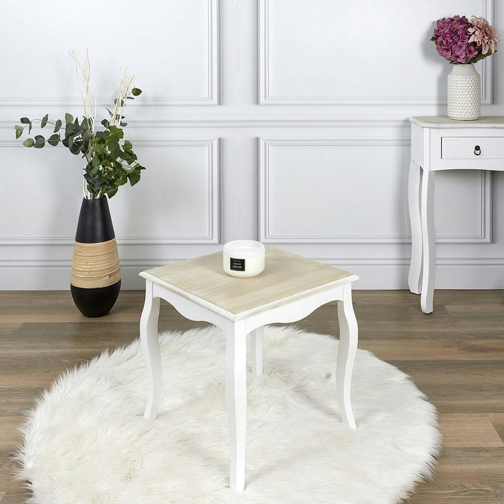 VICTORIA - Table d'appoint 45x45cm