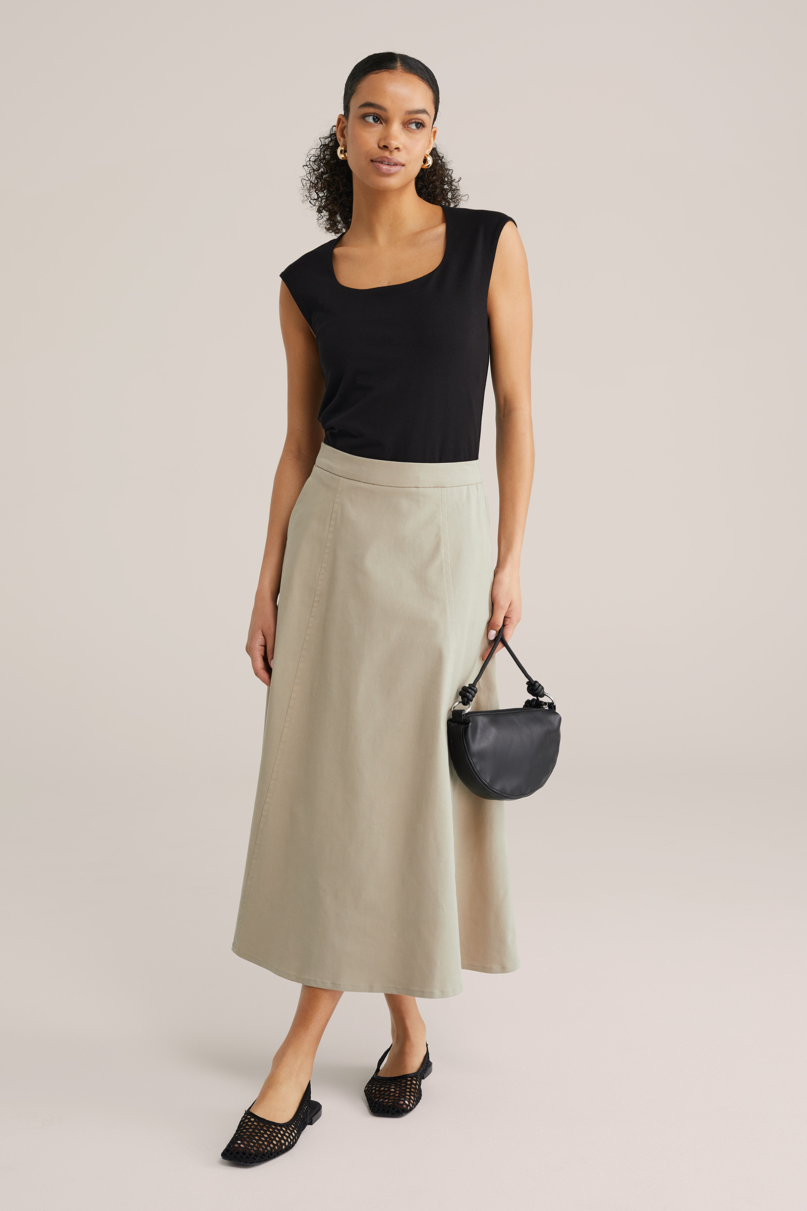 Dames midi rok