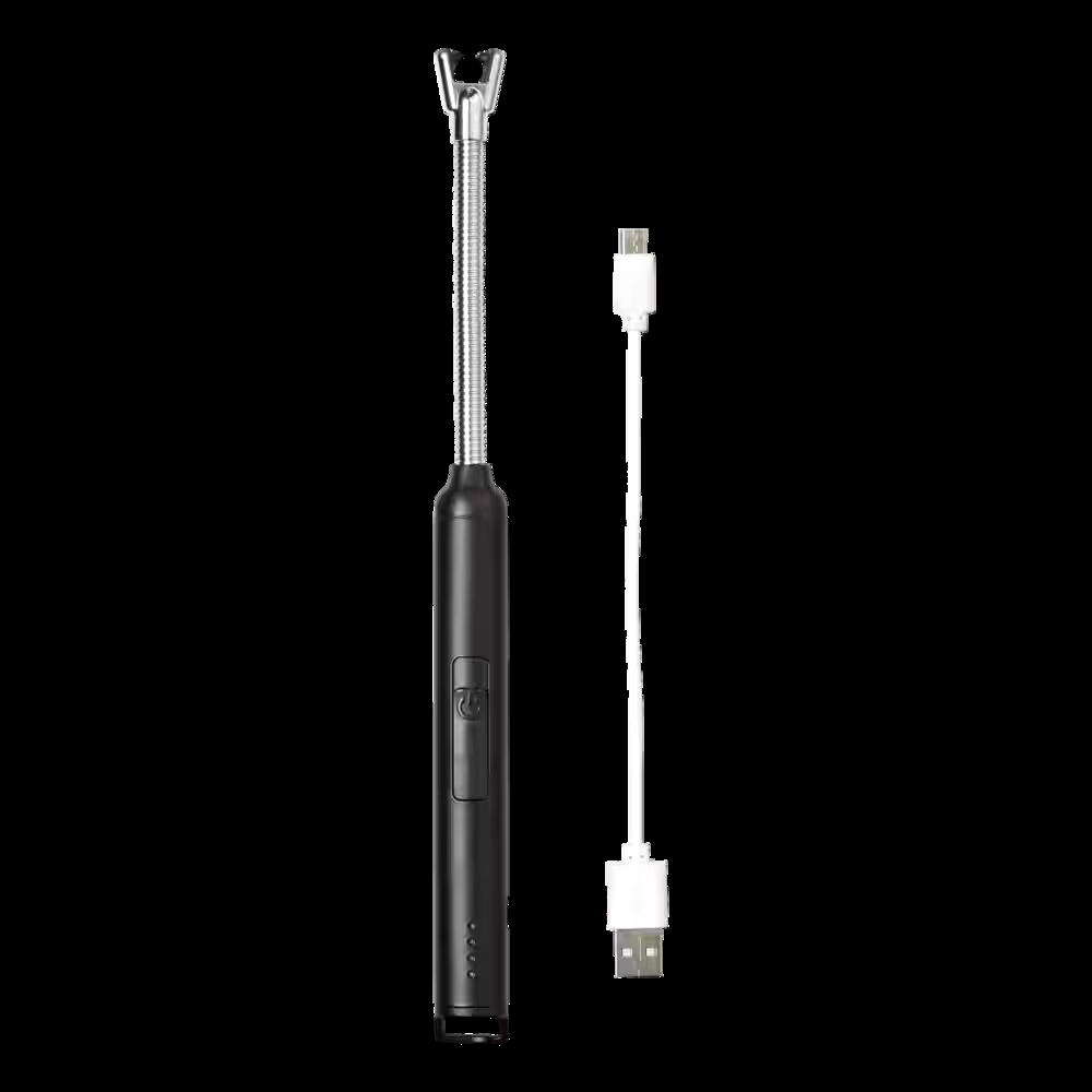 Vermont Castings Flameless Windproof USB Rechargeable Flexible Wand Lighter For BBQ, Home & Camping