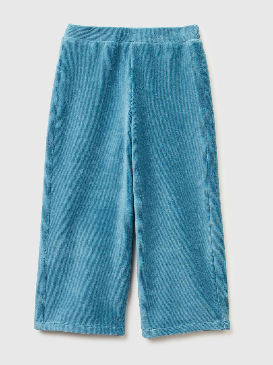 Wide chenille trousers